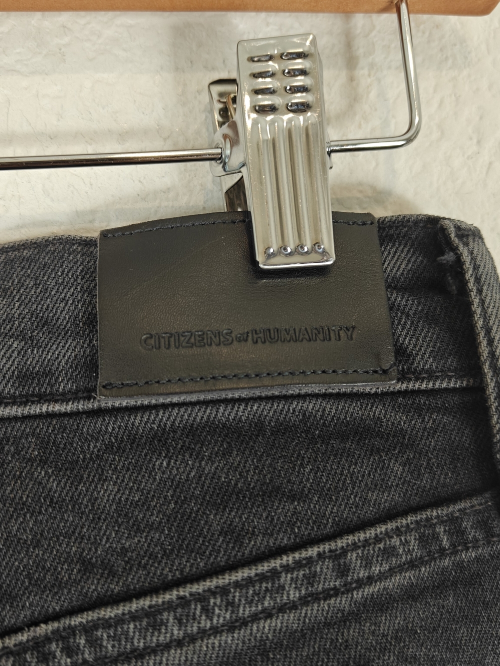 Citizens of Humanity Emannuelle Slim Boot Jeans Black Wash Stretch Denim Sz 26 - Picture 12 of 15